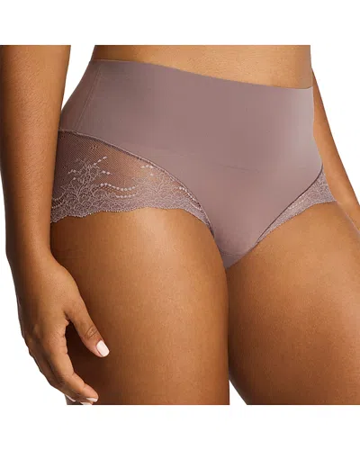 Spanx Undie-tectable Lace Hi-hipster Panty In Gray