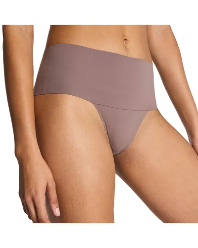Spanx Undie-tectable Thong In Brown