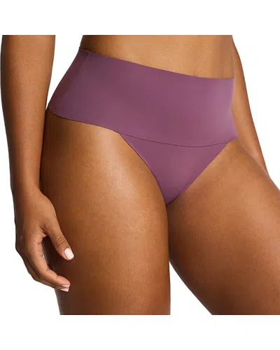 Spanx Undie-tectable Thong In Purple
