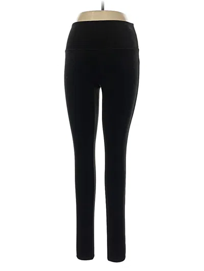 Pre-owned Spanx Velour Pants In Black