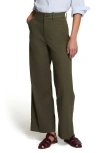 Spanx ® Wide Leg Crop Stretch Twill Pants