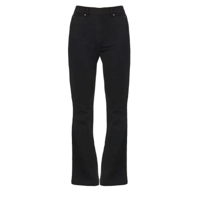 Spanx Flare Jeans In Clean Black