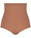 Spanx Women's High-waisted Shaping Briefs 10399r In Cafe Au Lait