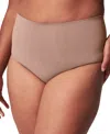 Spanx Women's Seamless Shaping Brief Underwear 40047r In Cafe Au Lait