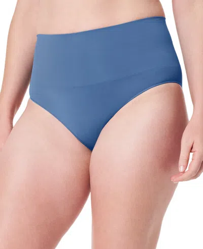 Spanx Women's Seamless Shaping Brief Underwear 40047r In Indigo Haze