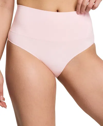 Spanx Women's Seamless Shaping Brief Underwear 40047r In Pink