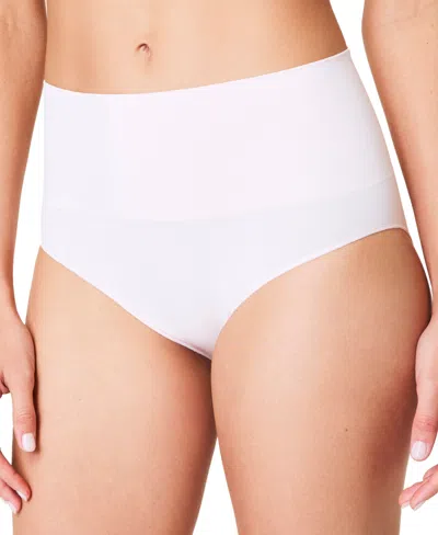 Spanx Women's Seamless Shaping Brief Underwear 40047r In Pink Blossom
