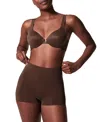 Spanx Women's Shaping Boyshort Underwear 40049r In Brown