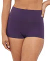 Spanx Women's Shaping Boyshort Underwear 40049r In Aubergine