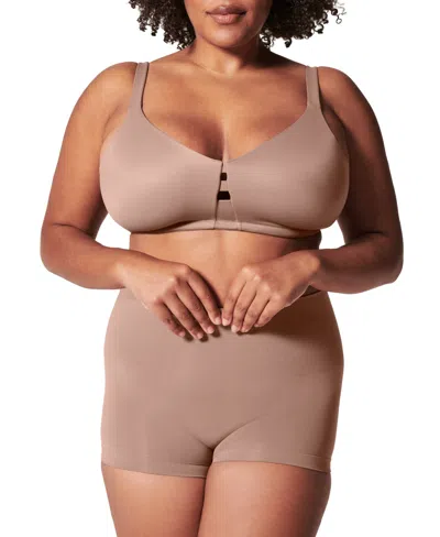 Spanx Women's Shaping Boyshort Underwear 40049r In Cafe Au Lait