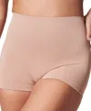 Spanx Womens Seamless Boy Short Shaping Panty In Toasted Oatmeal