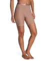 Spanx Mid Thigh Shorts In Brown