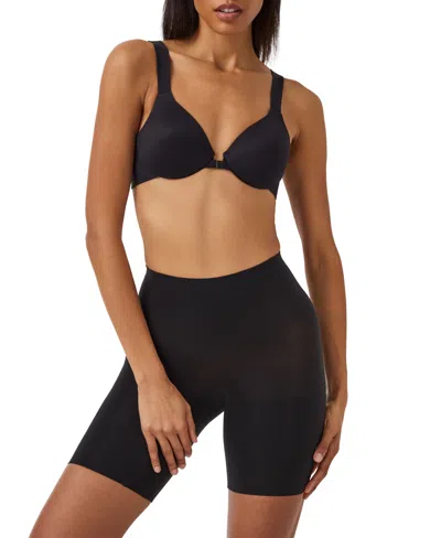 Spanx Women's  Sculpt Seamless Power Mid-thigh Shorts In Black