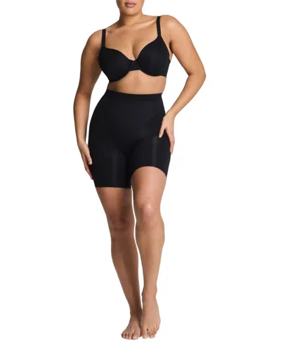 Spanx Women's Sculpt Gofigure Mid-thigh Shorts In Black