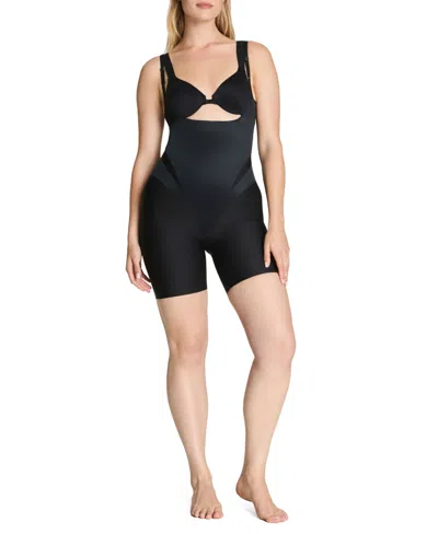SPANX WOMEN'S ULTRA-SCULPT OPEN-BUST MID-THIGH BODYSUIT SHAPEWEAR 10560R