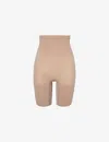 Spanx Womens Cafe Au Lait Everyday Shaping High-rise Stretch-woven Shorts In Nude (lingerie)