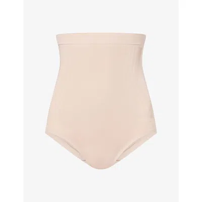Spanx Womens Chai Sculpt™ Gofigure High-waist Briefs Xs In Pink