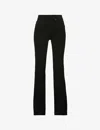 Spanx Black Flared-leg Jeans In Black