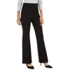 Spanx Flared High-rise Stretch-woven Trousers In Black