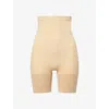 Spanx Womens Honey Sculpt™ Gofigure High-waist Mid-thigh Shorts In Neutral