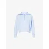 Spanx Womens Hydrangea Air Essentials High-neck Stretch-woven Sweatshirt Xl
