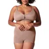 Spanx Womens Seamless Boy Short Shaping Short In Beige