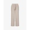 Spanx Womens Ashwood Air Essentials Wide-leg High-rise Stretch-woven Jogging Bottoms