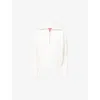 Spanx Womens Powder Airessentials Half-zip Stretch-jersey Sweatshirt In White