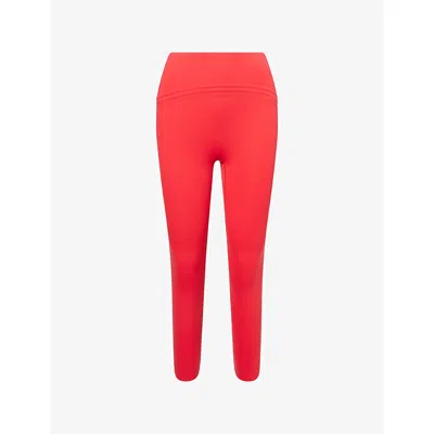 Spanx Womens  Red Shape™ Booty Boost® 7/8 Stretch-jersey Leggings