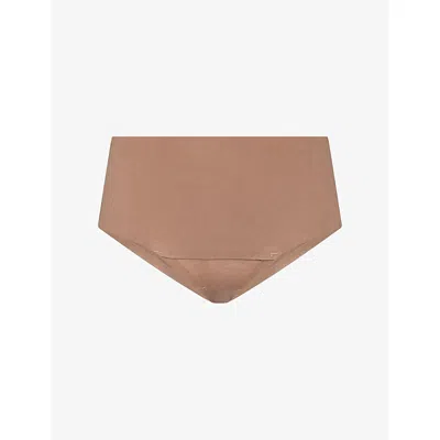 Spanx Womens Supersmooth™ Undie-tectable® Supima Cotton Briefs Cafe Au Lait