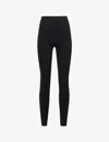 Spanx Ecocare High-rise Stretch-jersey Leggings In Very Black