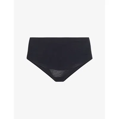Spanx Womens Very Black Supersmooth™ Undie-tectable® Stretch-woven Briefs
