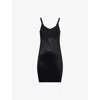 Spanx Womens Very Black Thinstincts 2.0 Stretch-woven Slip Dress