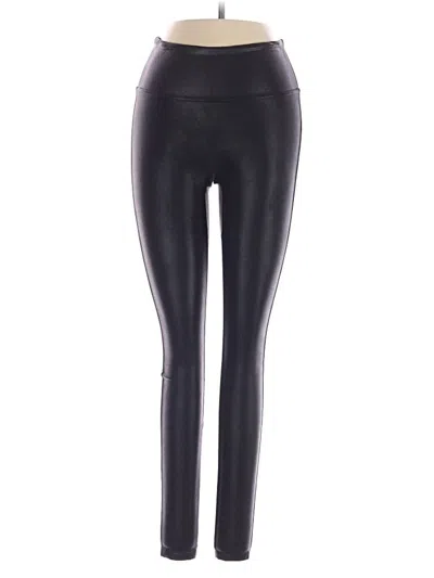 Pre-owned Spanx Yoga Pants In Black