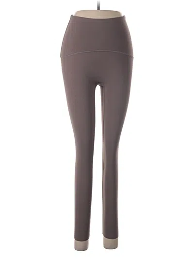 Pre-owned Spanx Yoga Pants In Brown