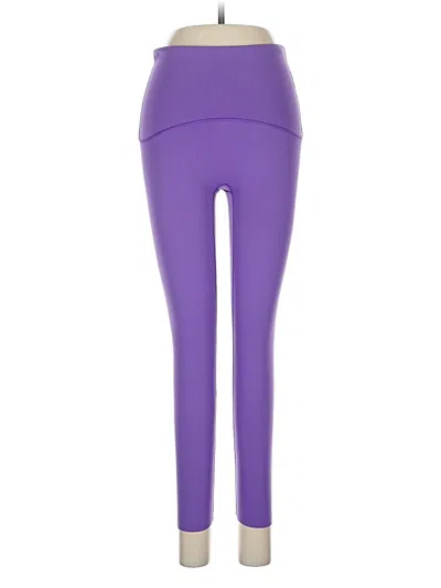 Pre-owned Spanx Yoga Pants In Purple
