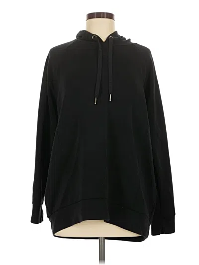 Pre-owned Spanx Zip Up Hoodie In Black