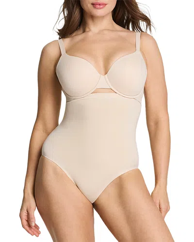 Spanx Sculpt Go Figure High Waisted Brief In Neutral