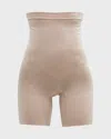 Spanx Everyday Seamless Sculpting High-waisted Shorts In Soft Nude
