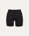 Spanx Oncore High Waisted Mid Thigh Shorts In Black