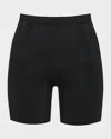 Spanx Oncore High Waisted Mid Thigh Shorts In Black