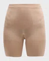 Spanx Oncore Mid-thigh Shaper In Soft Nude