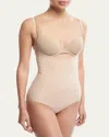 Spanx Oncore Open-bust Bodysuit In Soft Nude