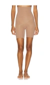 Spanx Sculpt Seamless Power High Waisted Short In Brown