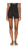 Spanx Sculpt Seamless Power High Waisted Shorty In Black
