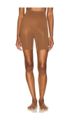 Spanx Sculpt Seamless Power Short In Brown