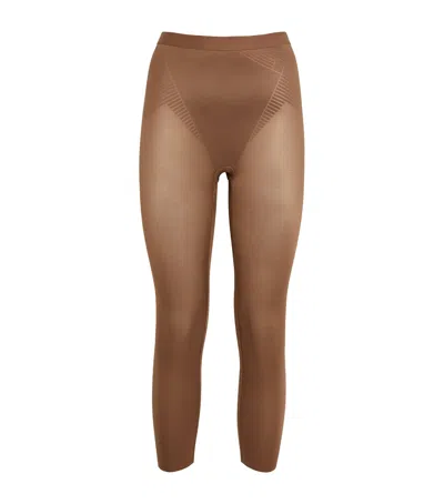 Spanx Thinstincts 2.0 Shaping Capri Pants In Chestnut