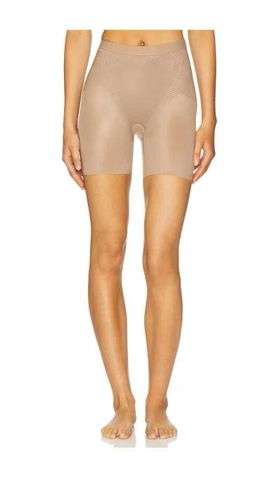 Spanx Shape Invisible Girl Short In Brown