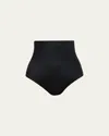 Spanx Shape Suit Your Fancy High-waisted Thong In Very Black