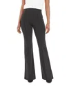 Spanx Flared High-rise Stretch-woven Trousers In Classic Black